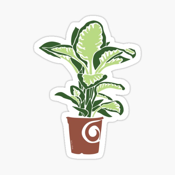 Dieffenbachia Sticker