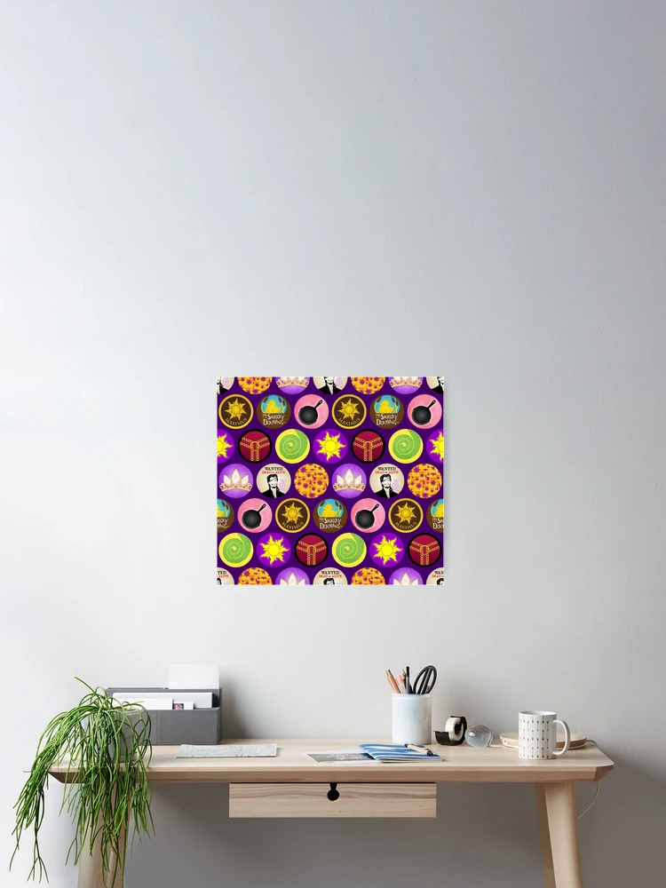 Thumbnail 2 of 3, Poster, Tangled Pattern designed and sold by whatthechell.
