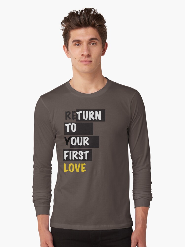 Thumbnail 1 of 5, Long Sleeve T-Shirt, First Love designed and sold by yuhglostore.