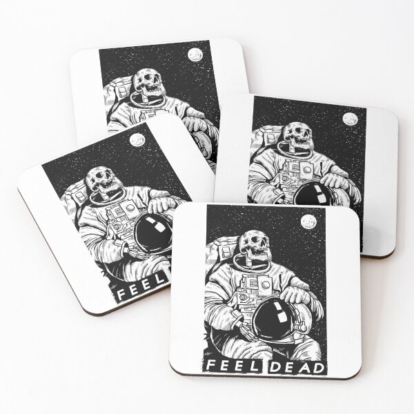 Item preview, feeldead skullstronaut designed and sold by feel-dead.
