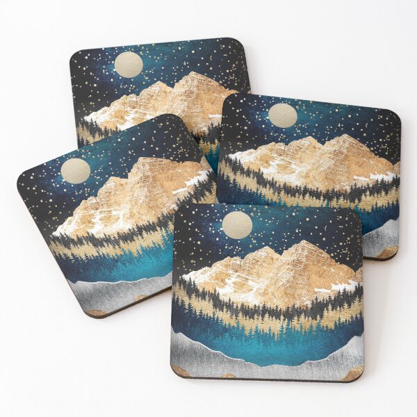 Item preview, Maroon Bells at Night in Winter  designed and sold by JackMoreh.