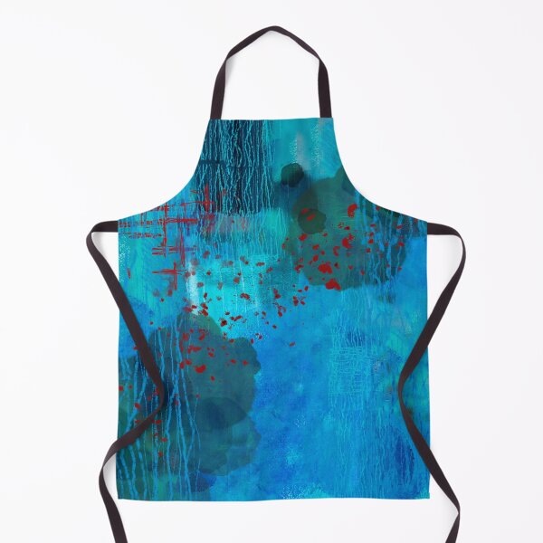 Item preview, Blue Water Abstract Art Textured Painting designed and sold by NancyMerkle.