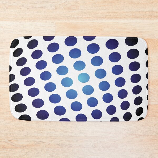 Item preview, Black and Blue Dots Abstract Art designed and sold by Bruce ALMIGHTY Baker.