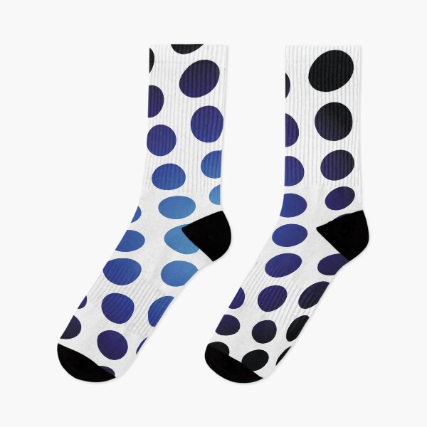 Item preview, Black and Blue Dots Abstract Art designed and sold by Bruce ALMIGHTY Baker.
