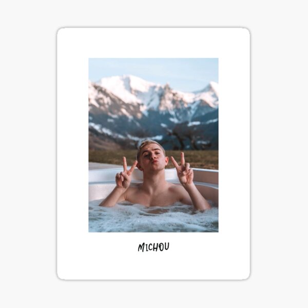 Michou - Portrait Jacuzzi Sticker