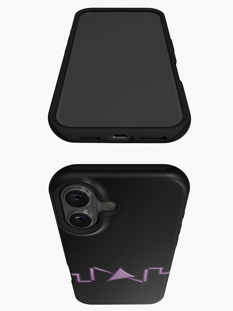 Aperçu 3 sur 4. Coque iPhone avec l'œuvre Prisme 100ème émission (Noir) créée et vendue par Obat.