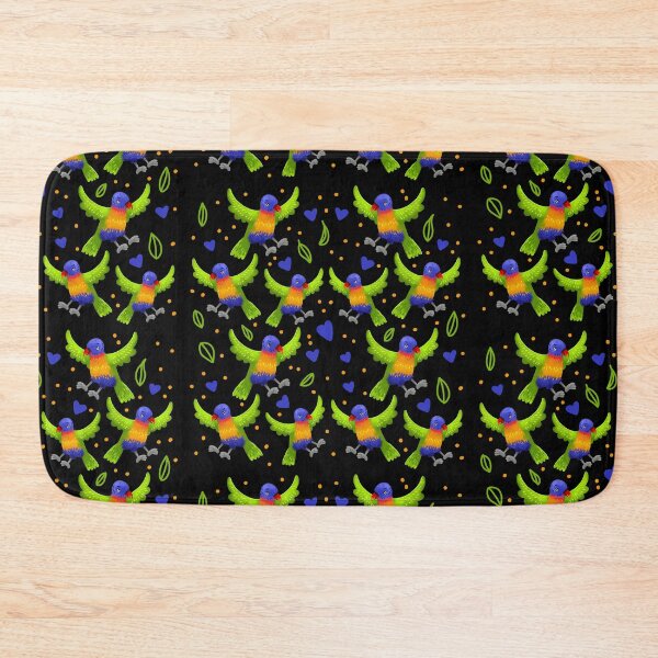 Item preview, Rainbow lorikeets flying pattern designed and sold by jazzydevil.