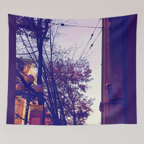 Item preview, Blue Mood Seattle Cityscape designed and sold by djamorartworks.