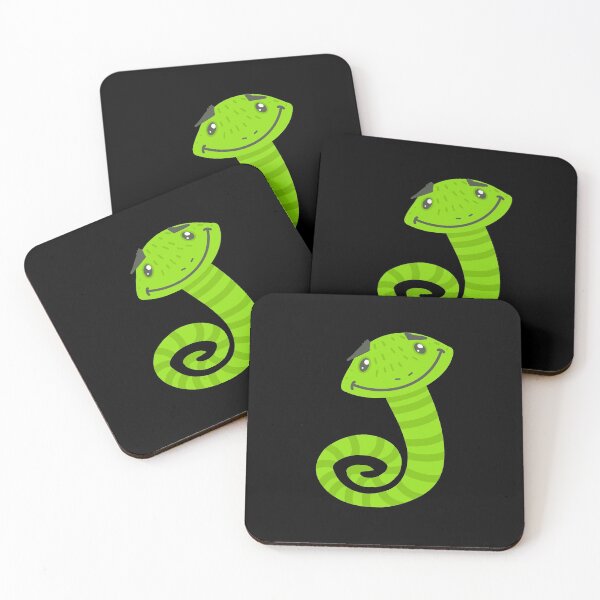 Item preview, Silly looking green snake designed and sold by jazzydevil.