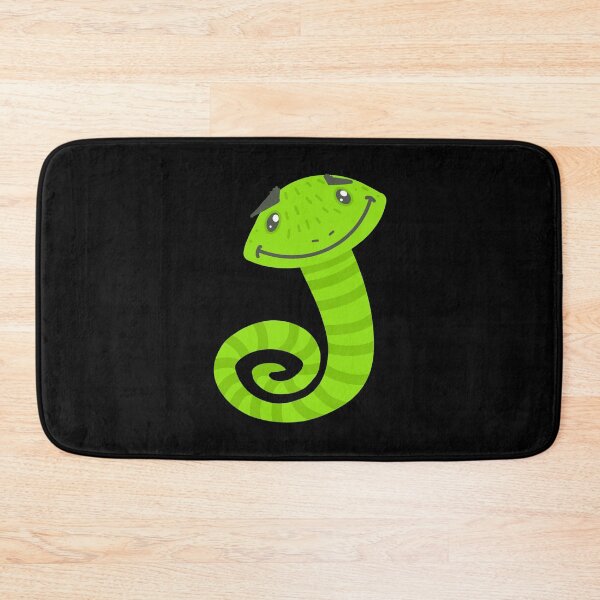 Item preview, Silly looking green snake designed and sold by jazzydevil.