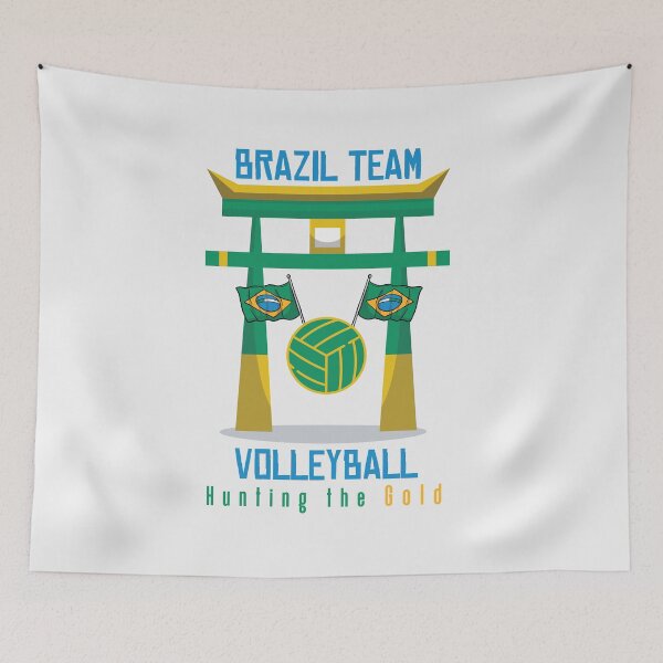 Item preview, BRAZIL Team Volleyball , Hunting The Gold designed and sold by Xiemand.