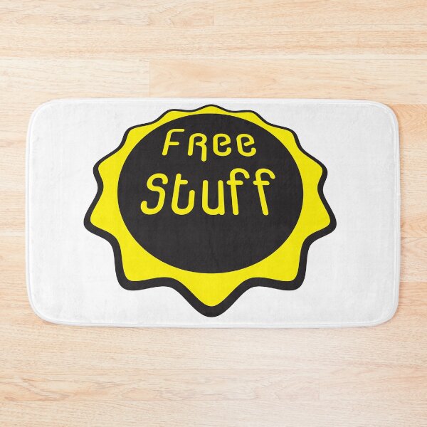 Item preview, Yellow and Black Free Stuff Abstract Art designed and sold by Bruce ALMIGHTY Baker.