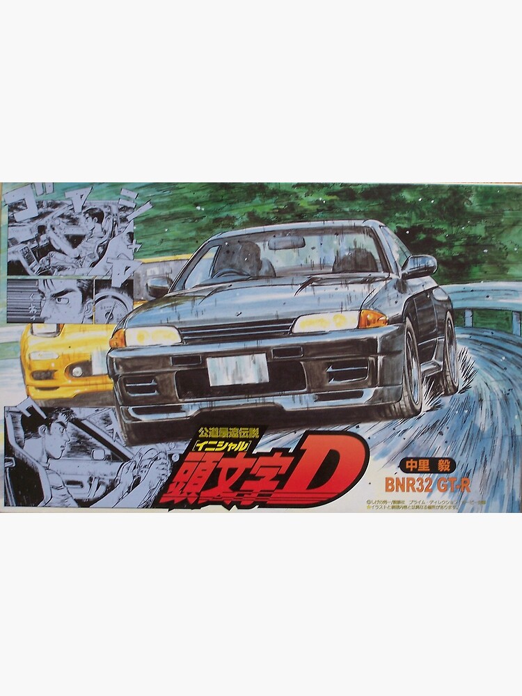 Initial D Nissan Skyline Gtr R32 Photographic Print By Bluesonic12 Redbubble