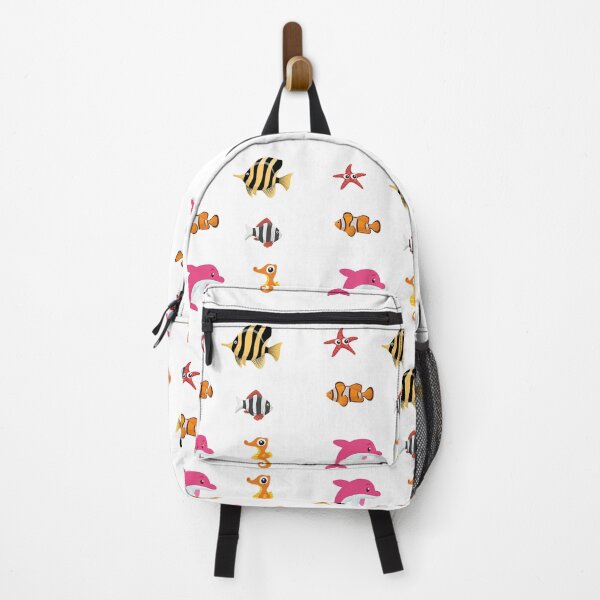 Item preview, Sea life sticker pack, pink dolphin, clown fish, starfish, sea horse, fish designed and sold by Nostrathomas66.