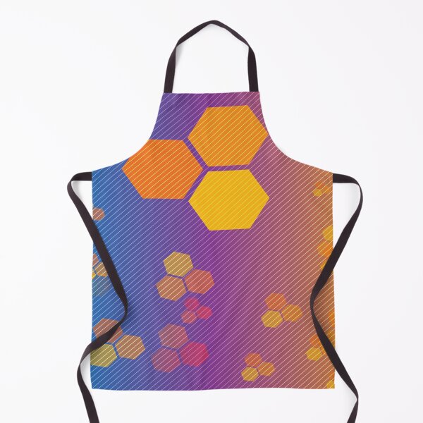 Item preview, Yellow and Orange Hexagons Abstract Art designed and sold by Bruce ALMIGHTY Baker.