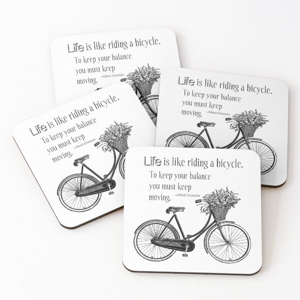 Item preview, Life is like riding a bicycle ~  designed and sold by SouthernSassArt.
