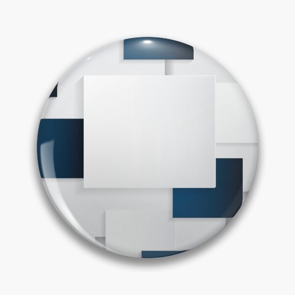 Item preview, Blue and White Squares Abstract Art designed and sold by Bruce ALMIGHTY Baker.