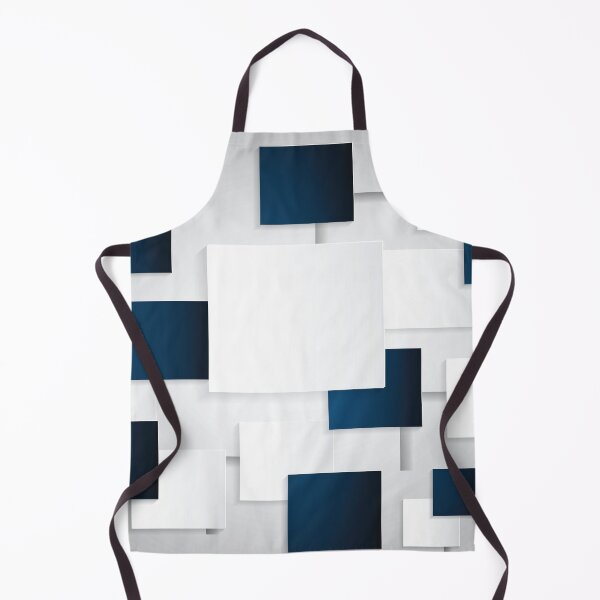 Item preview, Blue and White Squares Abstract Art designed and sold by Bruce ALMIGHTY Baker.