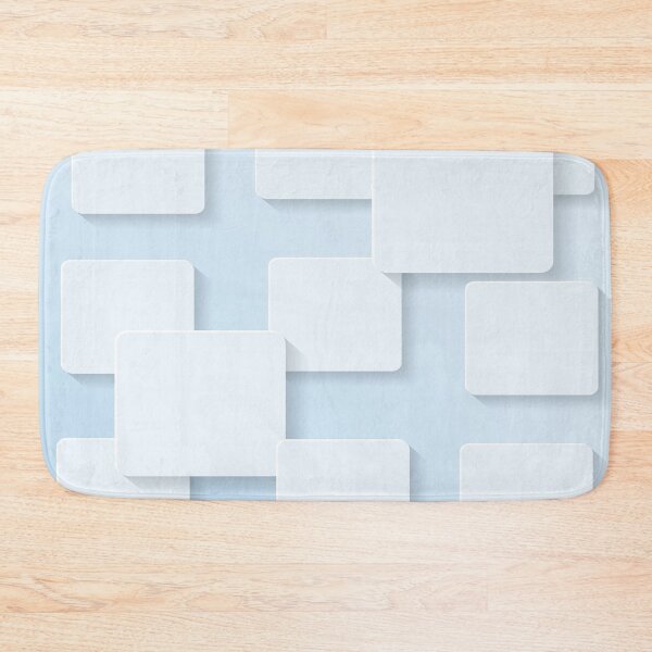 Item preview, White Squares Abstract Art designed and sold by Bruce ALMIGHTY Baker.