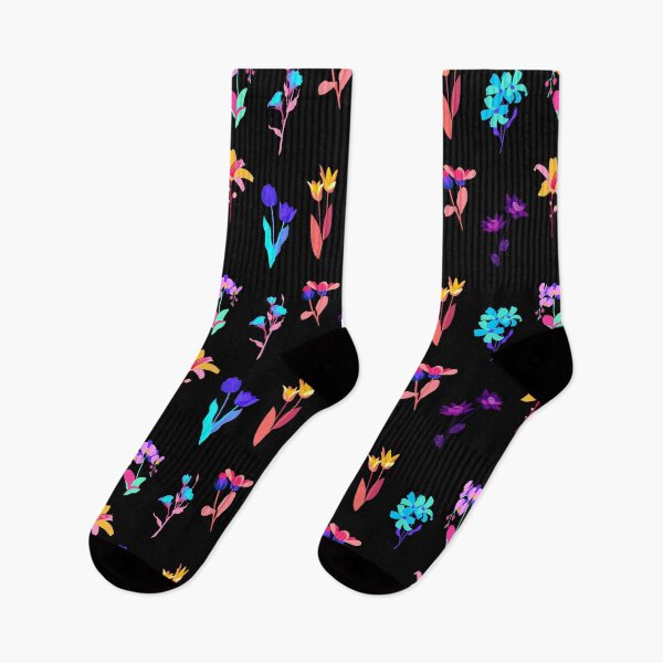 Item preview, vibrant,florescent,bright abstract floral pattern designed and sold by cutecrazytshirt.