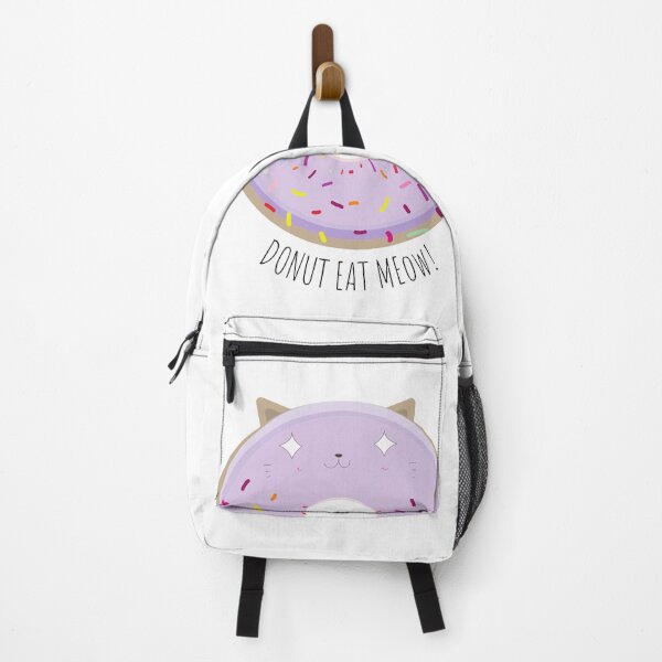 Item preview, Donut Eat Meow, Cute Donut Cat (Purple, Sprinkle) designed and sold by sanashibata.