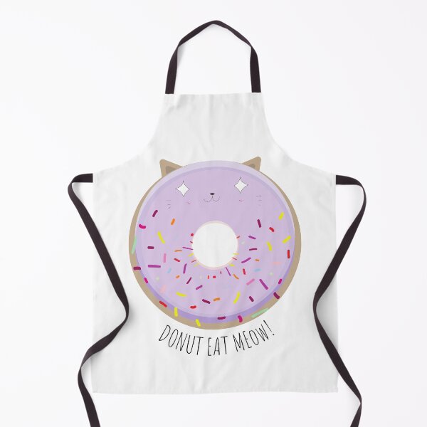 Item preview, Donut Eat Meow, Cute Donut Cat (Purple, Sprinkle) designed and sold by sanashibata.