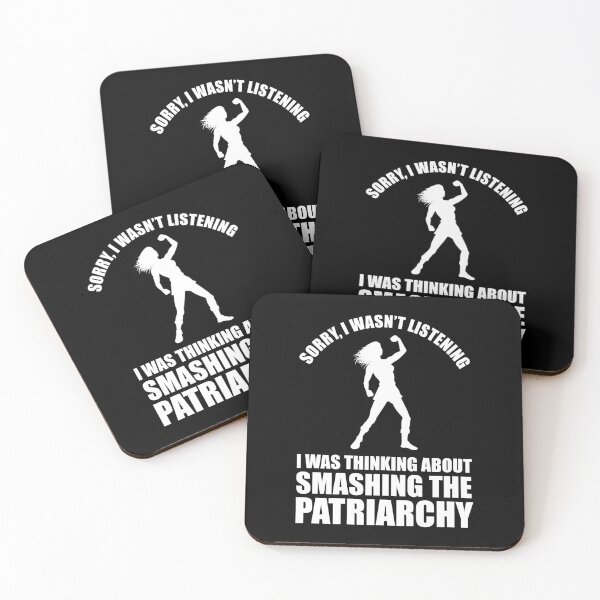 Item preview, Sorry, I Wasn't Listening. I Was Thinking About Smashing The Patriarchy designed and sold by Cat Lady Designs.