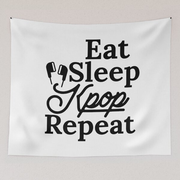 Item preview, Eat Sleep Kpop Repeat designed and sold by Edenjodie.