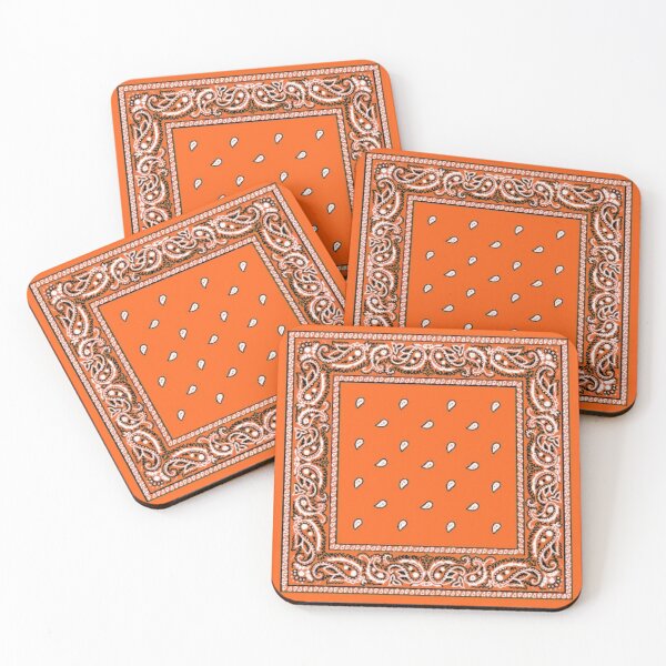 Item preview, Orange Paisley Bandanna  designed and sold by obviouslogic.