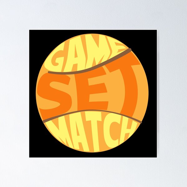 Item preview, GAME SET MATCH (in a tennis ball) designed and sold by jazzydevil.