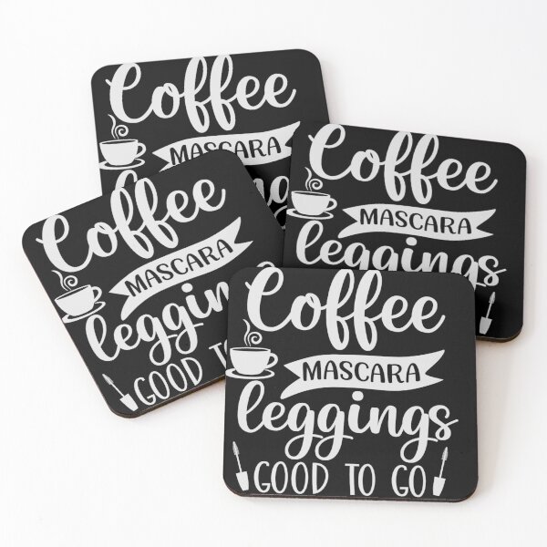 Item preview, Coffee mascara leggings good to go designed and sold by pnkpopcorn.