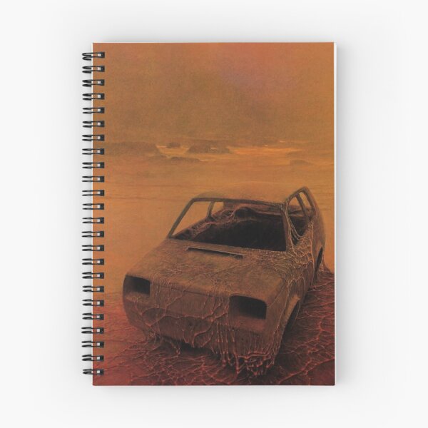 Item preview, Untitled (Old Car), by Zdzisław Beksiński designed and sold by JustContemplate.