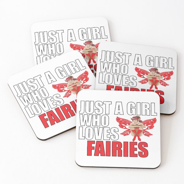 Item preview, Just A Girl Who Loves Fairies designed and sold by BlessingDirect.