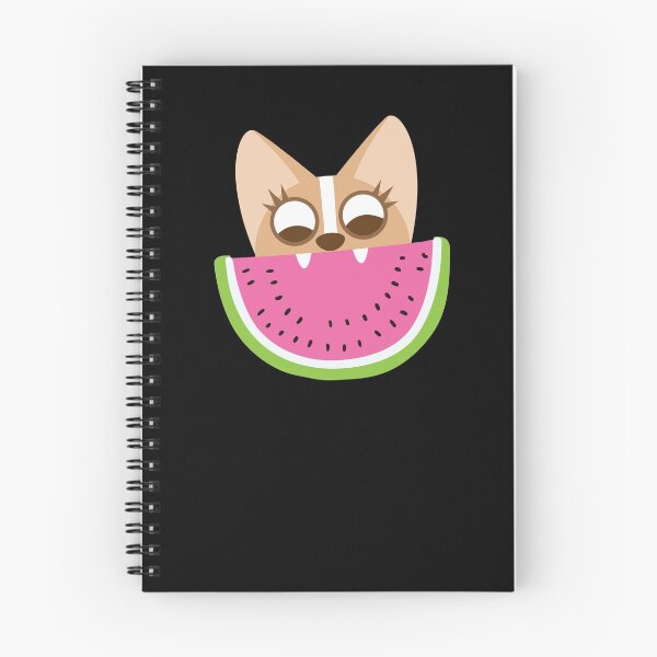 Item preview, Corgi Dog face eating a watermelon designed and sold by jazzydevil.