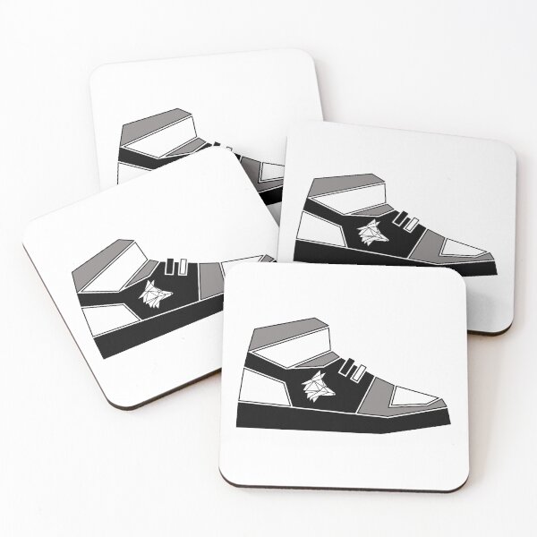 Item preview, Sneakers black and white Wolf designed and sold by the Zarock Shop.