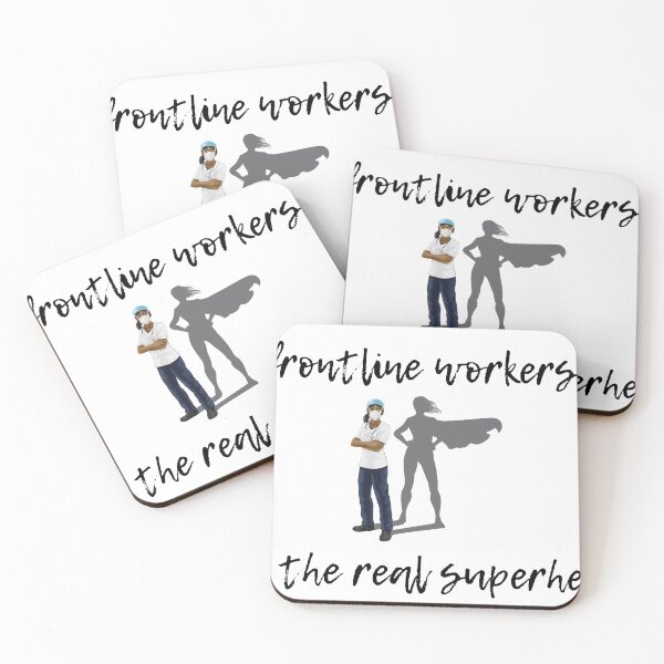 Item preview, Frontline workers are the Real Superheros 2 designed and sold by SizzleStuff.