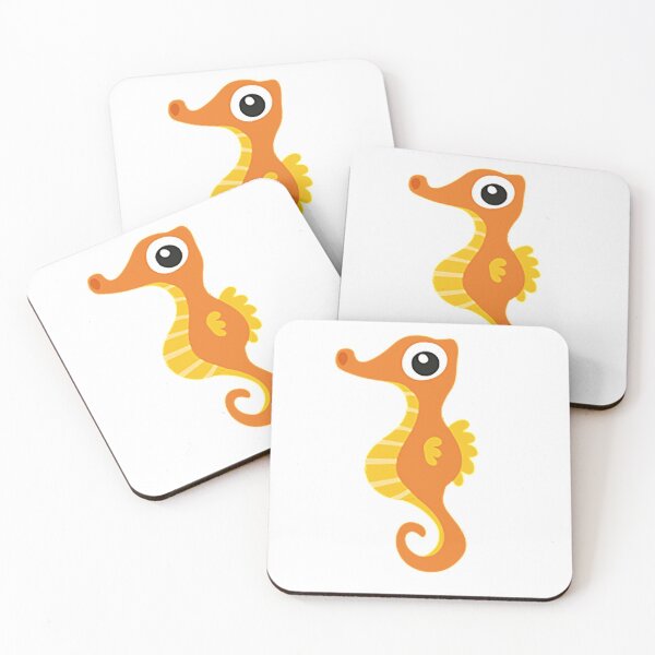 Item preview, Sea horse cartoon, illustration, marine life, cute sea horse designed and sold by Nostrathomas66.