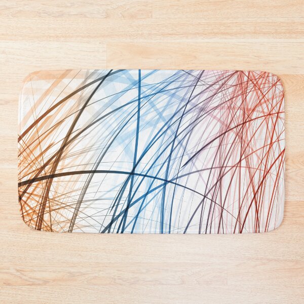 Item preview, Rainbow Lines Abstract Art designed and sold by Bruce ALMIGHTY Baker.