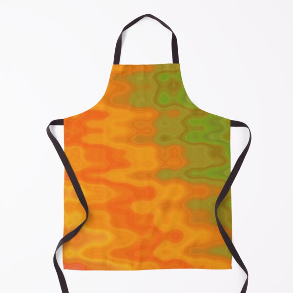 Item preview, Abstract Green / Orange Waves 1 designed and sold by thirdwheeltees.