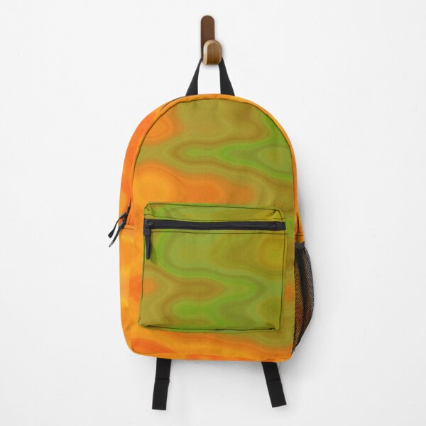 Item preview, Abstract Green / Orange Waves 1 designed and sold by thirdwheeltees.