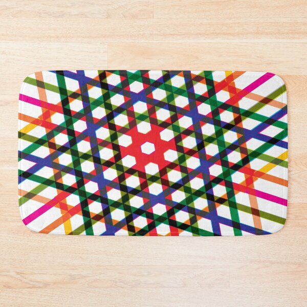 Item preview, Rainbow Plaid Abstract Art designed and sold by Bruce ALMIGHTY Baker.