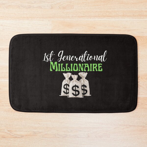 Item preview, 1st Generational Millionaire Tshirts designed and sold by Shevonda Thomas.