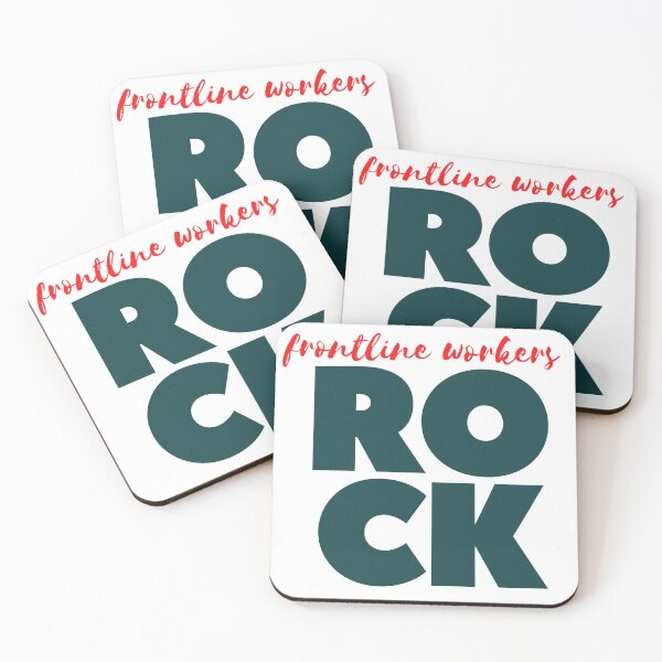 Item preview, Frontline Workers ROCK designed and sold by SizzleStuff.
