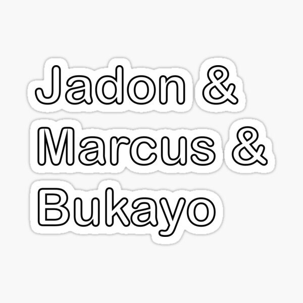 Artikel-Vorschau von jadon & marcus & bukayo geschenke, designt und verkauft von seriesxanime.