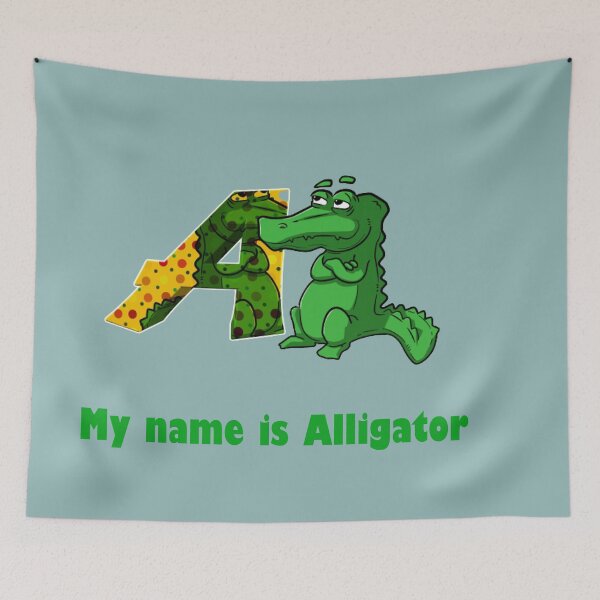 Item preview, My name is Alligator starting with the letter A designed and sold by mostheristore.