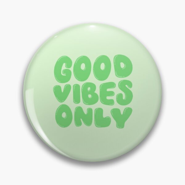Item preview, Good Vibes Only Green designed and sold by PepAndGrace.