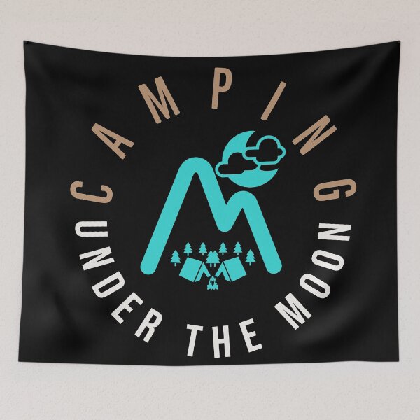Item preview, Camping Under The Moon designed and sold by BubbleShopLK.