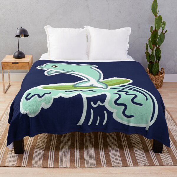 Item preview, Surfin Safari Dolphin designed and sold by ChelseaSketch.