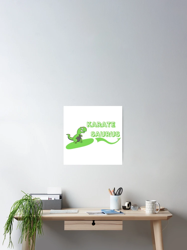Thumbnail 2 of 3, Poster, karatesaurus designed and sold by ABcreating.