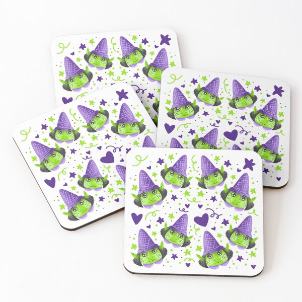 Item preview, Little green WITCHES pattern designed and sold by jazzydevil.